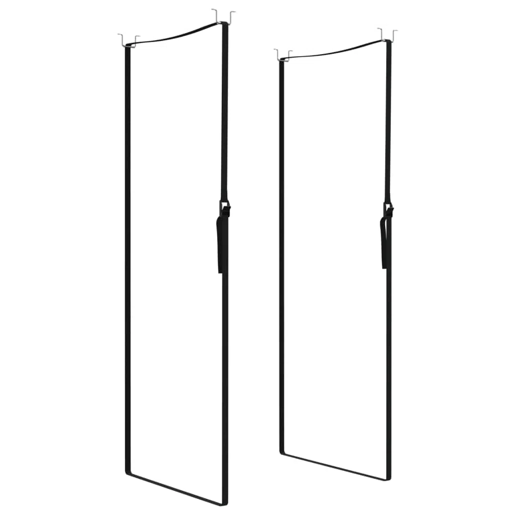 vidaXL Elevador de Cofre de Techo Nailon 100 kg, Almacenamiento de Techo de Caja de Carga, Correa de Almacenamiento de Caja de Techo, Caja de Carga Superior