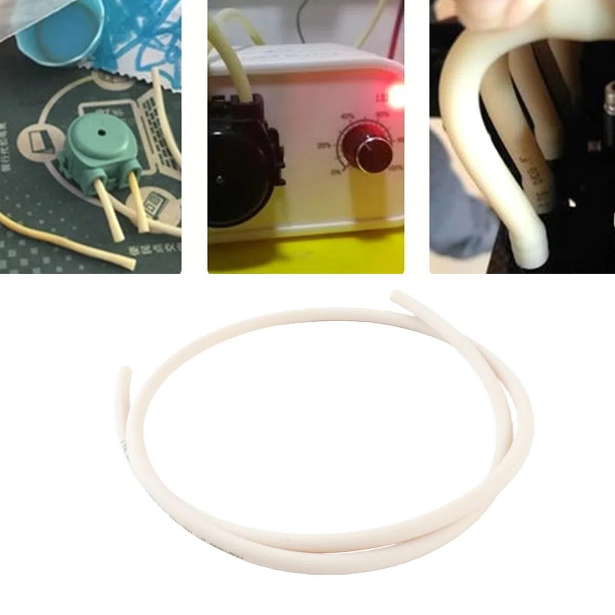 Manguera de Silicona BPT de 4,8x8mm, Manguera de Bomba Peristáltica, Manguera Resistente a ácidos y álcalis, Bomba de Manguera de Laboratorio, Manguera Especial, Manguera BPT