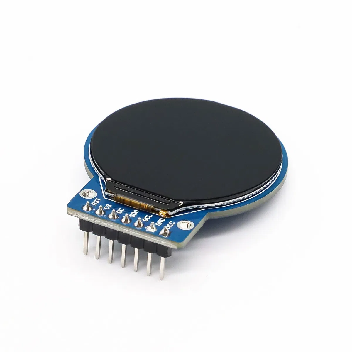 ARCELI 5Pcs GC9A01 1.28-Inch Round TFT Display for Arduino, RGB IPS HD 240 x 240 Resolution SPI Interface LCD Display Module for Display Devices, Real-Time Monitoring and Instrument Display