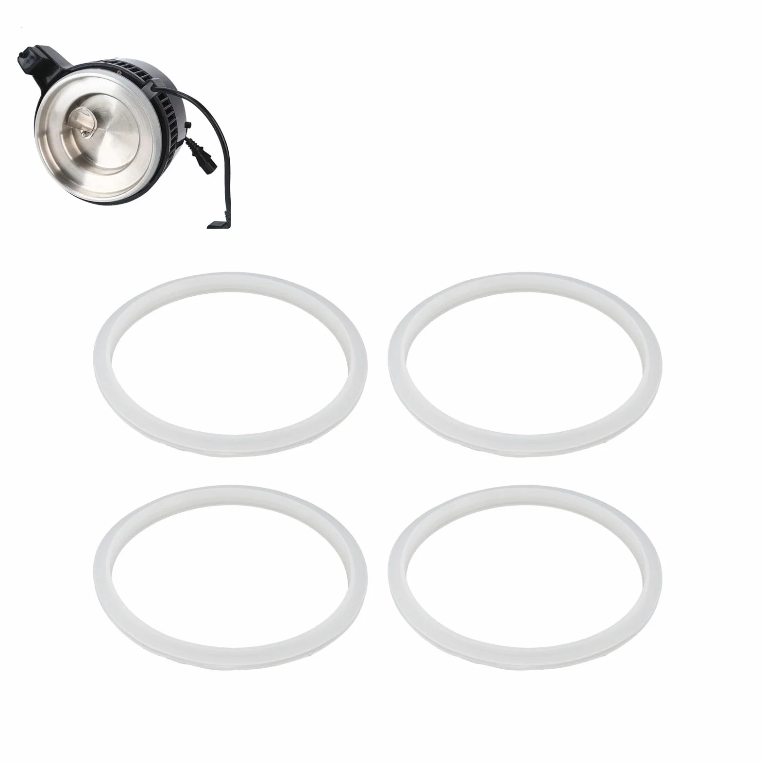 Paquete De 4 Juntas De Silicona, Juntas De Sellado De Repuesto, Anillos De Sellado, Accesorios Para Destilador De Agua, Junta De Sellado De Alta Presión, Pieza De Repuesto De (6L)