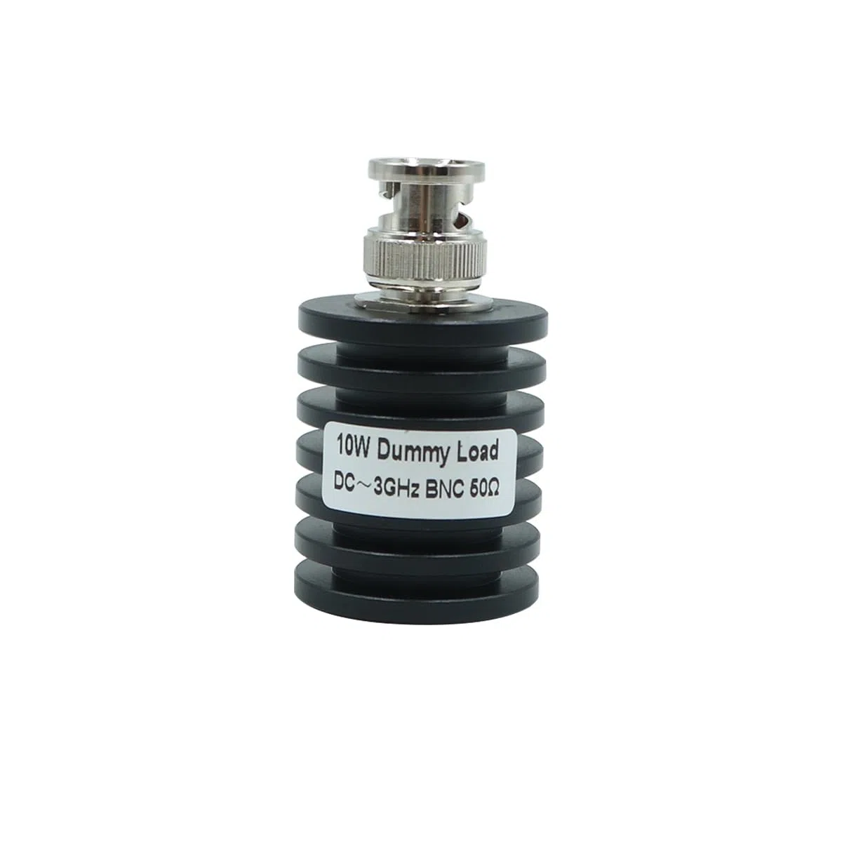 HUBa Conector BNC Macho de Carga simulada de 10 W, Carga de terminación de 50 ohmios, Montaje de Rosca de 3 GHz, IP20 (Potencia de Entrada máxima de 10 W)