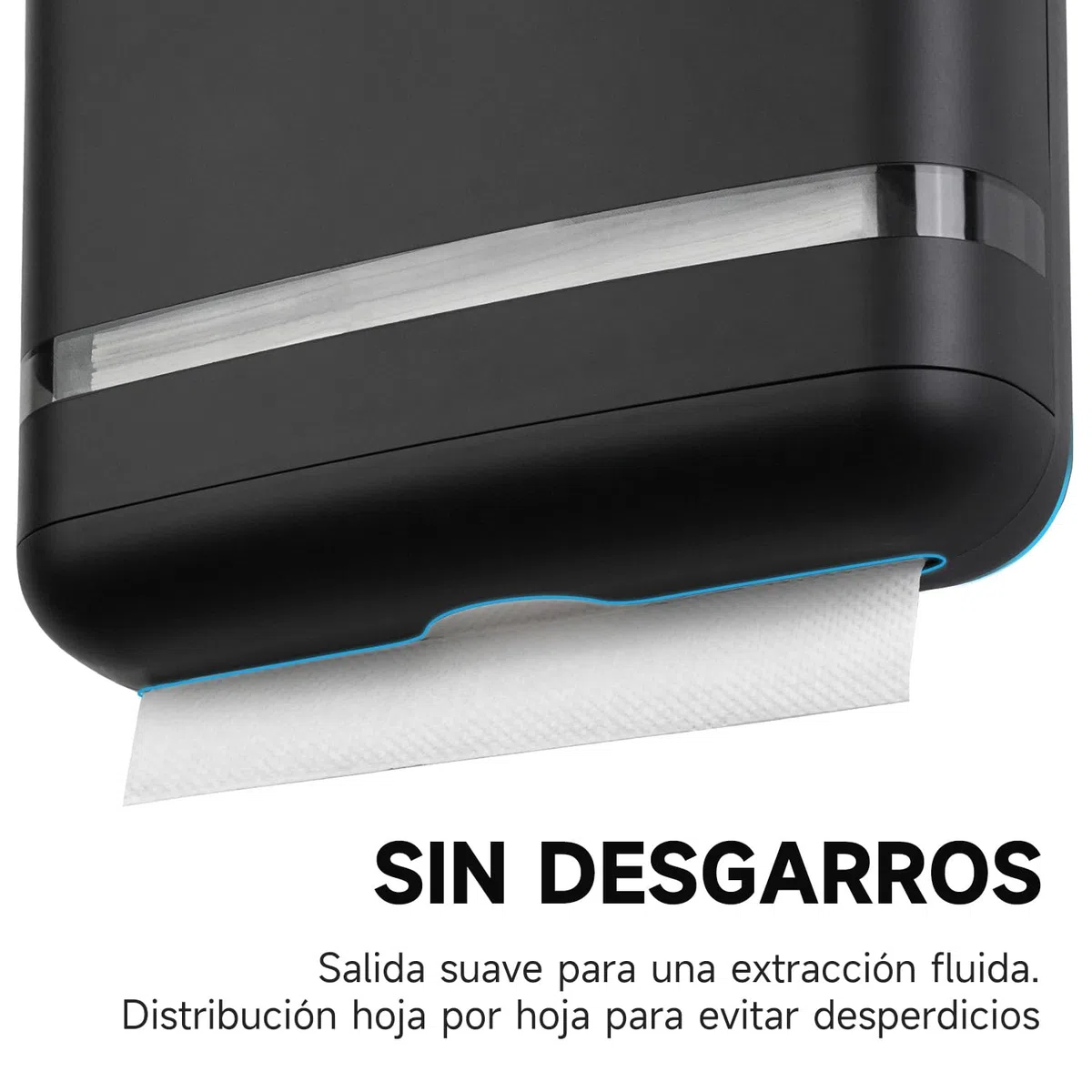 AIKE 400 Hojas Comercial Dispensador Papel Secamanos Gran Capacidad Pared, para H2 & Z-Plegados Papel Plegado de Tamaño 23 X 9 cm o Inferior Dispensador Papel Manos para Hotel Restauran