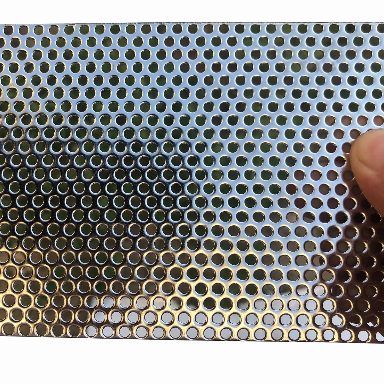 Chapa perforada de acero inoxidable 304 - Placa de acero perforada - Abertura de 3 mm, Espesor de 1,1 mm, 200mmX100mm Láminas de chapa