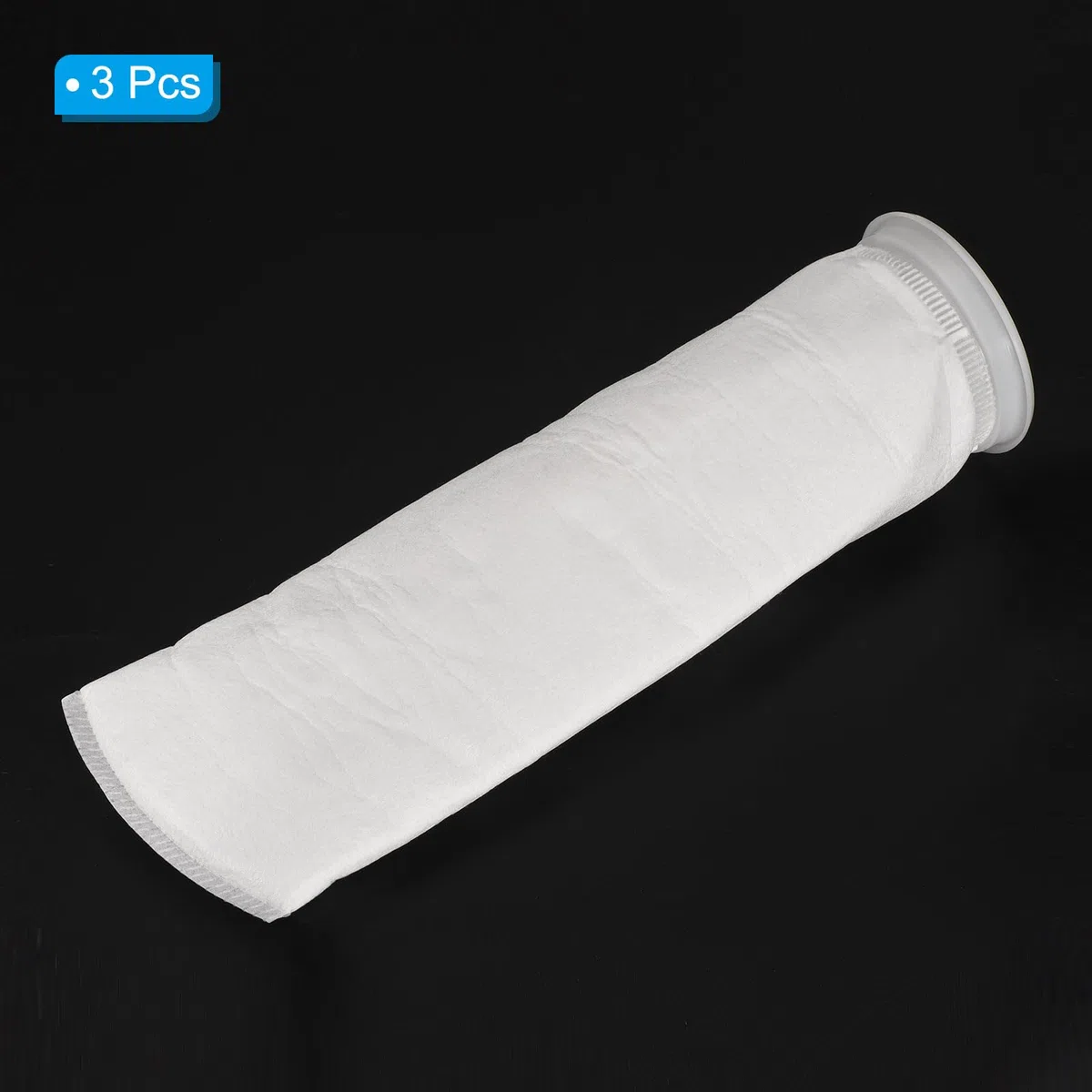 PATIKIL 4 Pulgada Anillo Filtro Calcetines, 3 Paquete 5 Micras Malla Bolsas Piscina Desnatadora Cesta