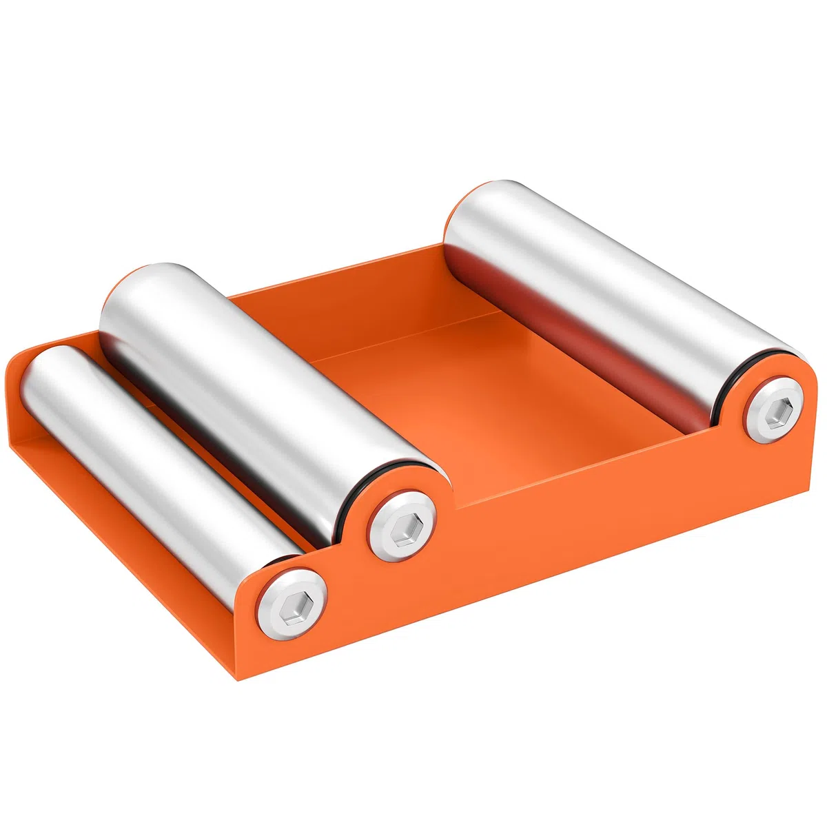 HOMCOM Soporte Rodillo Moto, Soporte Rodillo Limpieza Ruedas, para Limpieza de Neumáticos y Lubricación de Cadenas, para Moto < 220 kg y Ancho de Neumático <180 mm, Naranja