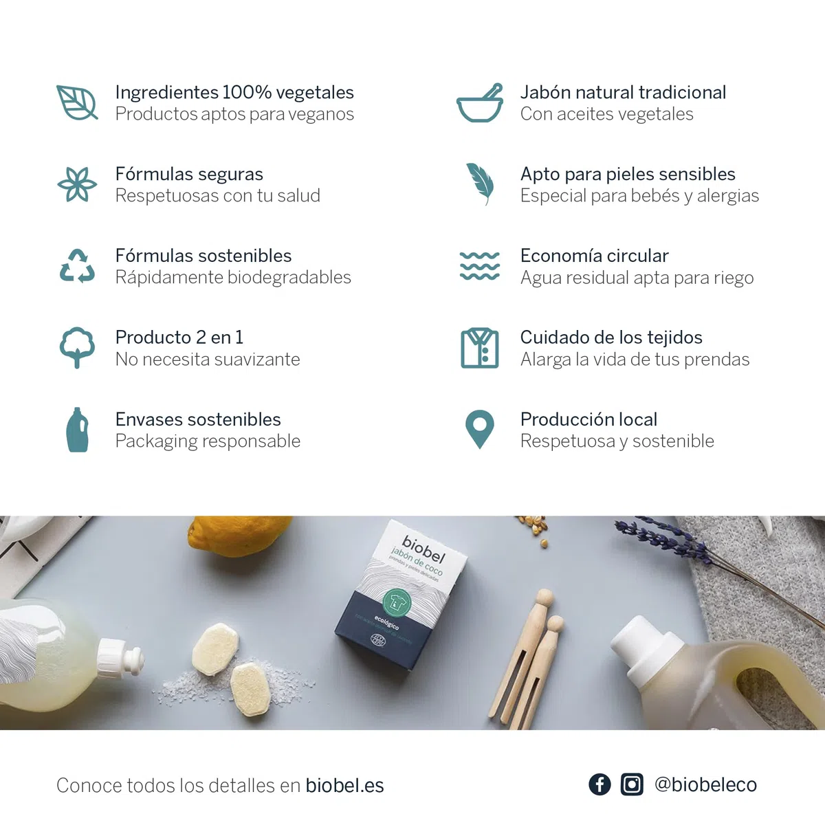 Biobel - Limpiahogar Concentrado - 100% Natural - Friegasuelos y Multiusos Desengrasante - Elaborado con Aceite Esencial de Citronela - Apto para Todo Tipo de Superficies - 5 L
