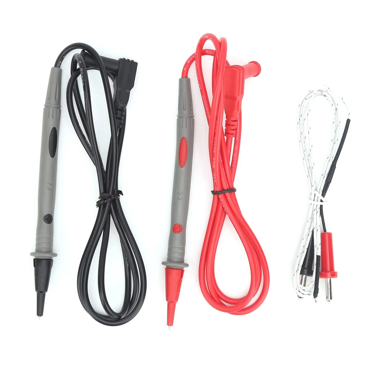 Pinza amperimétrica digital HT208D para medir voltaje y corriente CA/CC (NCV) con 6000 cuentas: diseño portátil para mediciones eléctricas y pruebas domésticas.