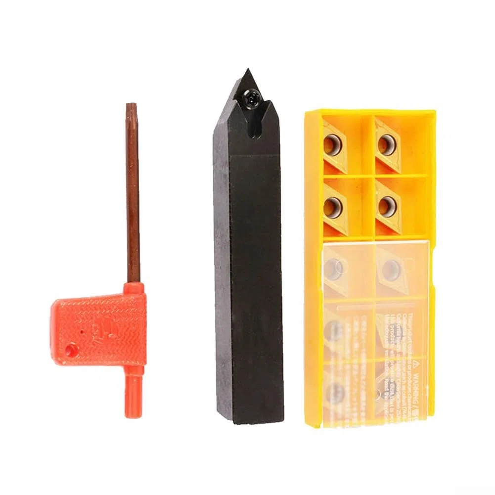 Soporte para herramientas de torneado SDNCN1616H11 16x100mm +10PC DCMT11T304 Inserto de carburo