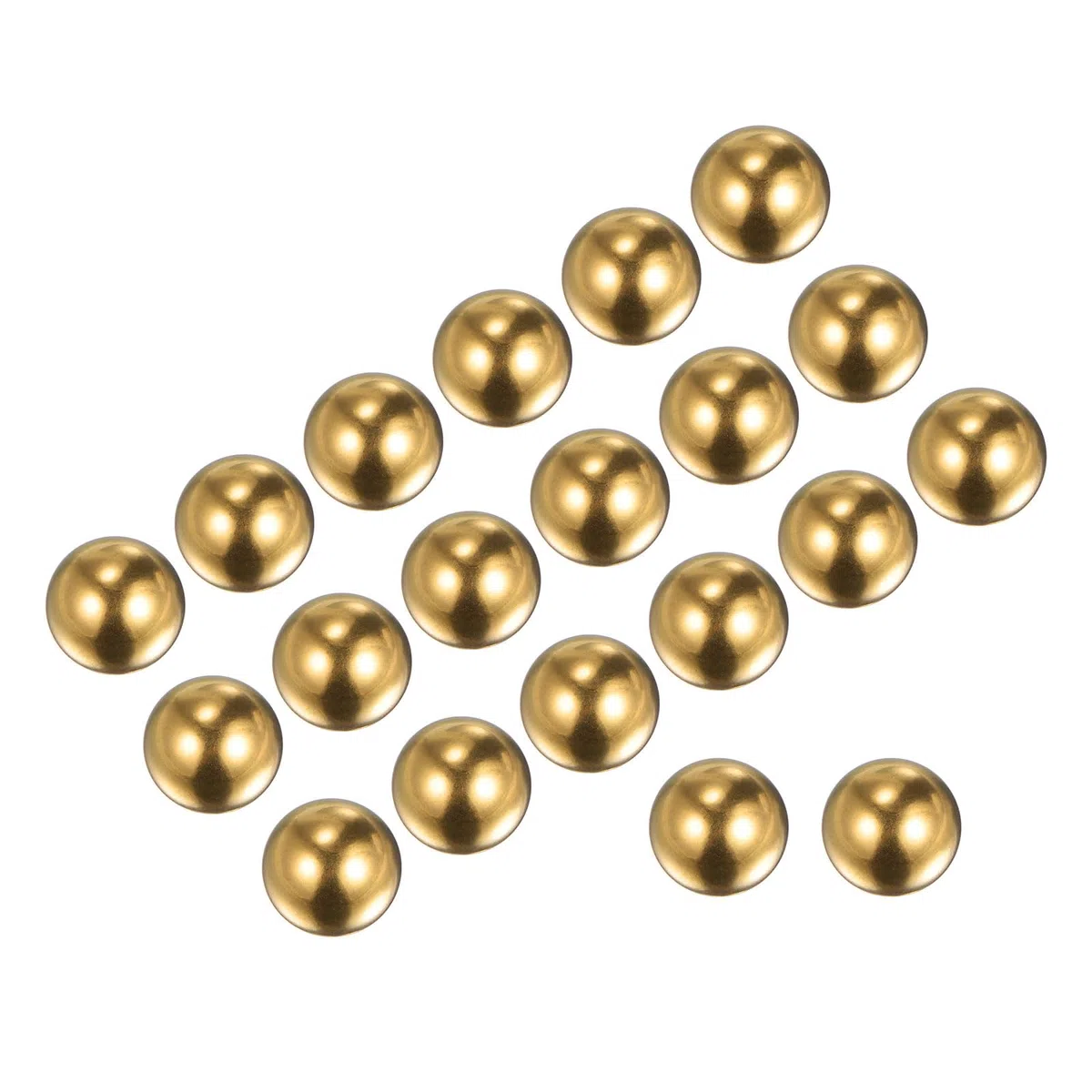 20uds Latón Precisión Bolas - [8mm] Redondas para Rodamientos Bujes Válvulas Uso