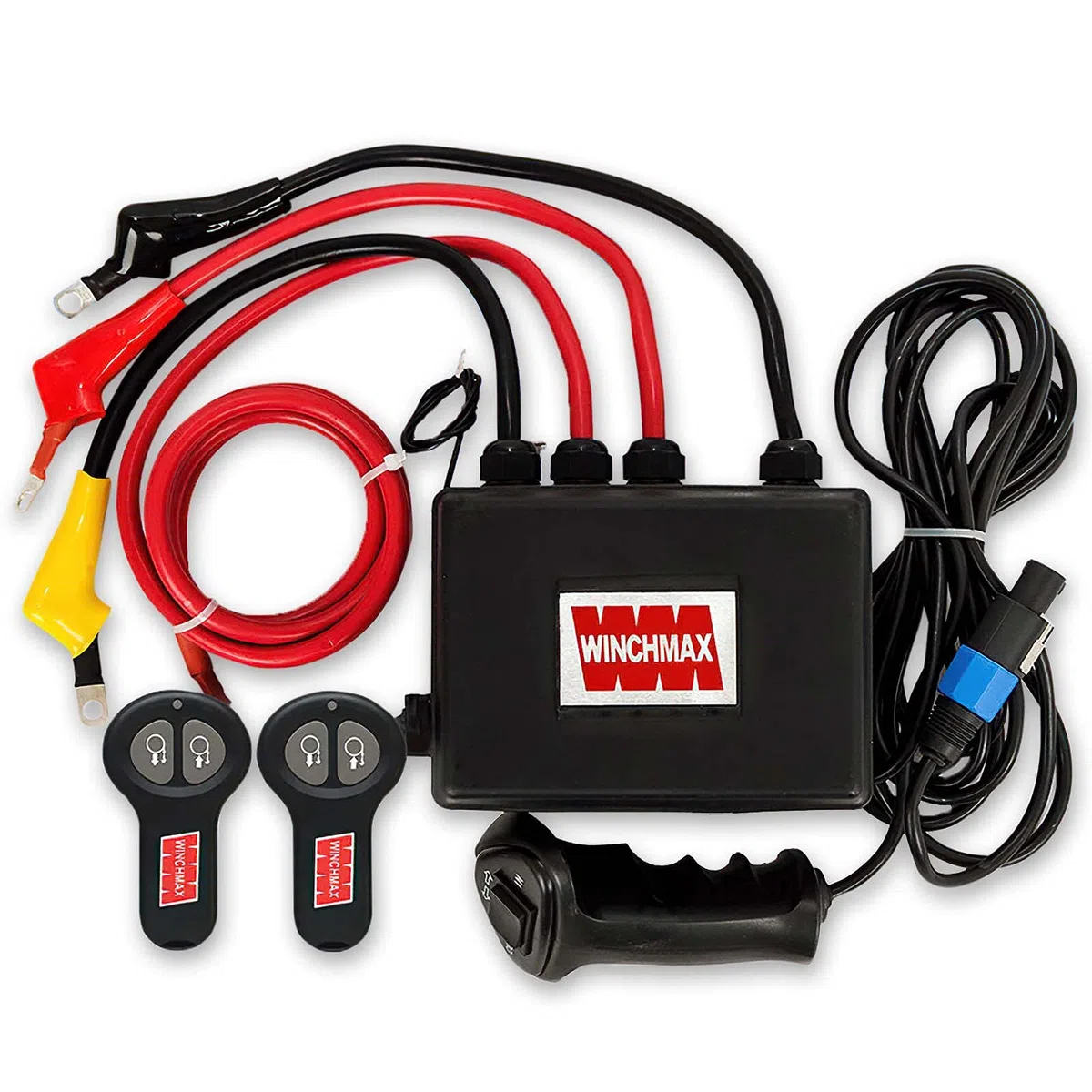 WINCHMAX. Caja de Control de cabrestante Completa de 24 V, Cable Wander y Control Remoto inalámbrico Doble.