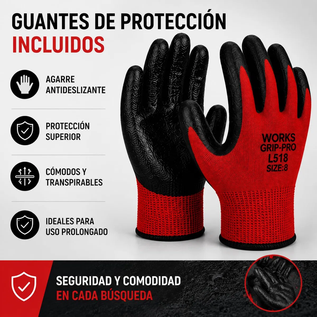 Imán Neodimio N52 para Pesca Magnética 60 mm | Imán Neodimio Potente de hasta 200 kg | Con Guantes y Cuerda de 20 m | Imanes Neodimio para Industria, Ciencia y Recuperación de Objetos