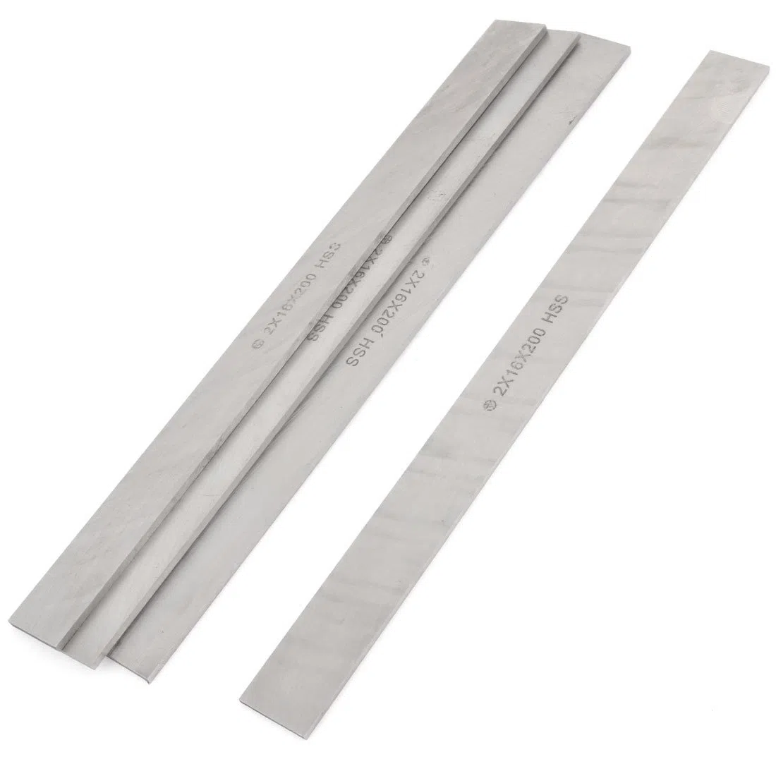 sourcing map Fresa de broca de herramienta HSS de acero de alta velocidad 4PCS 2 mm x 16 mm x 200 mm