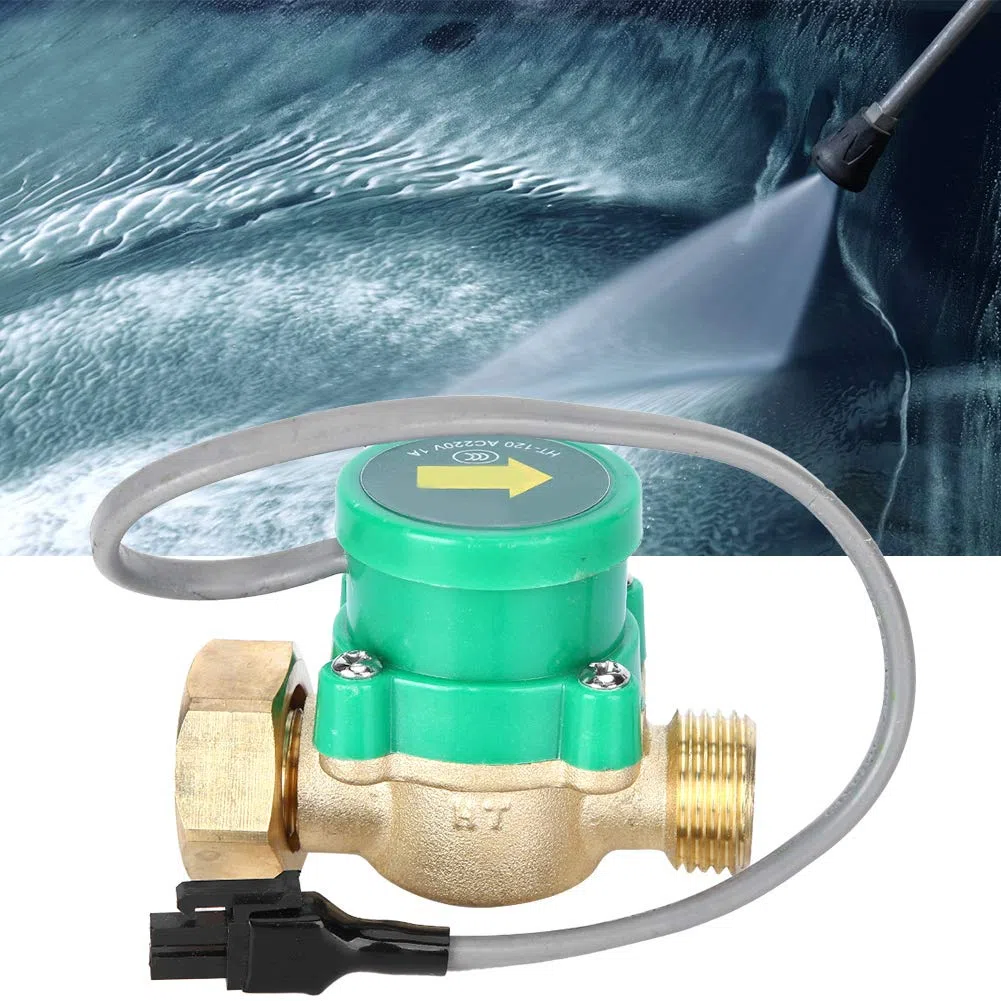 Control Automático de Respuesta Rápida 220v Bomba de Agua Grifo Interruptor de Flujo Resistente a la Temperatura Interruptor de Tubería para Tubería de Agua