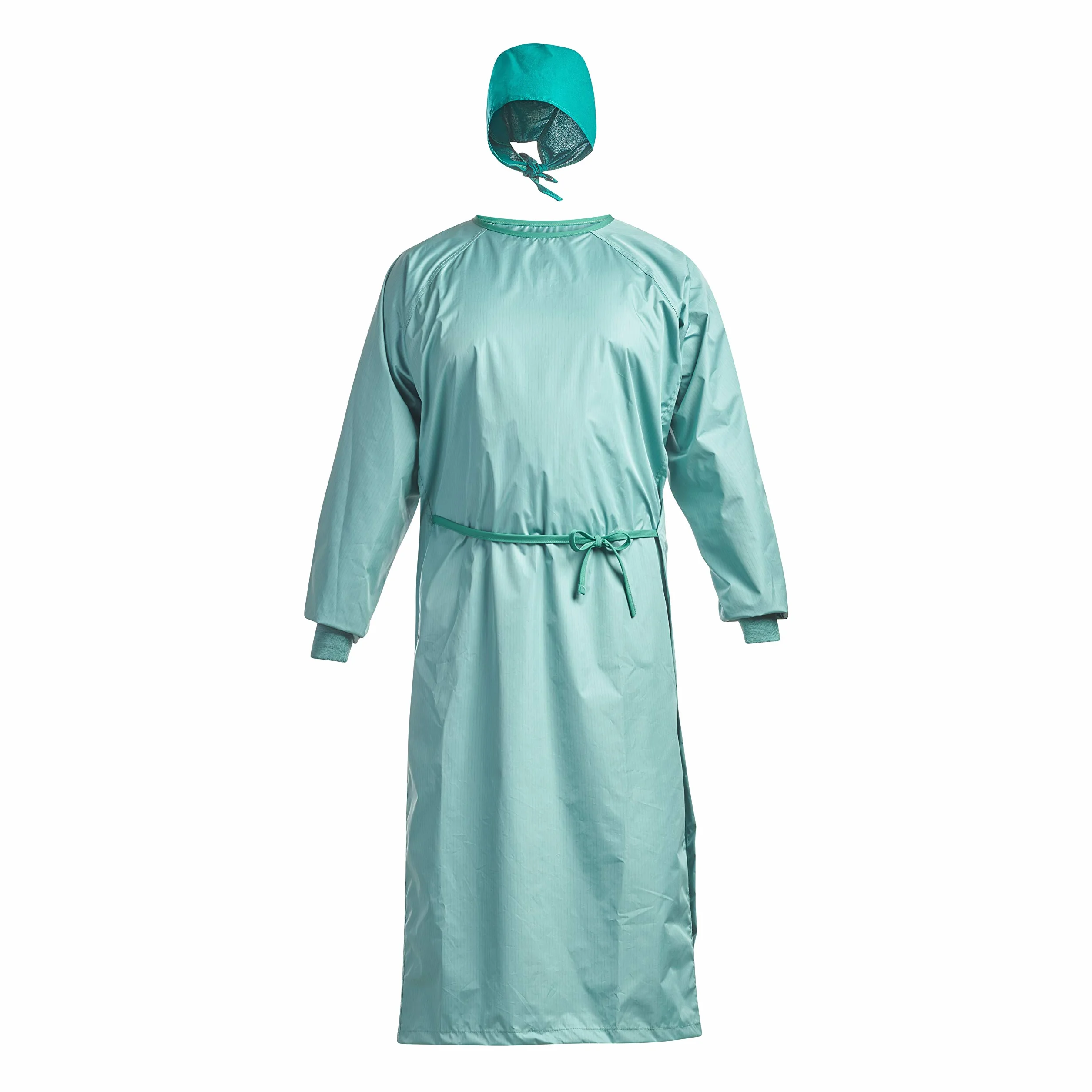 Tecno Hospital Bata de microfibra dentista Laboratorio Laccetti Gorro quirúrgico antiestático impermeable