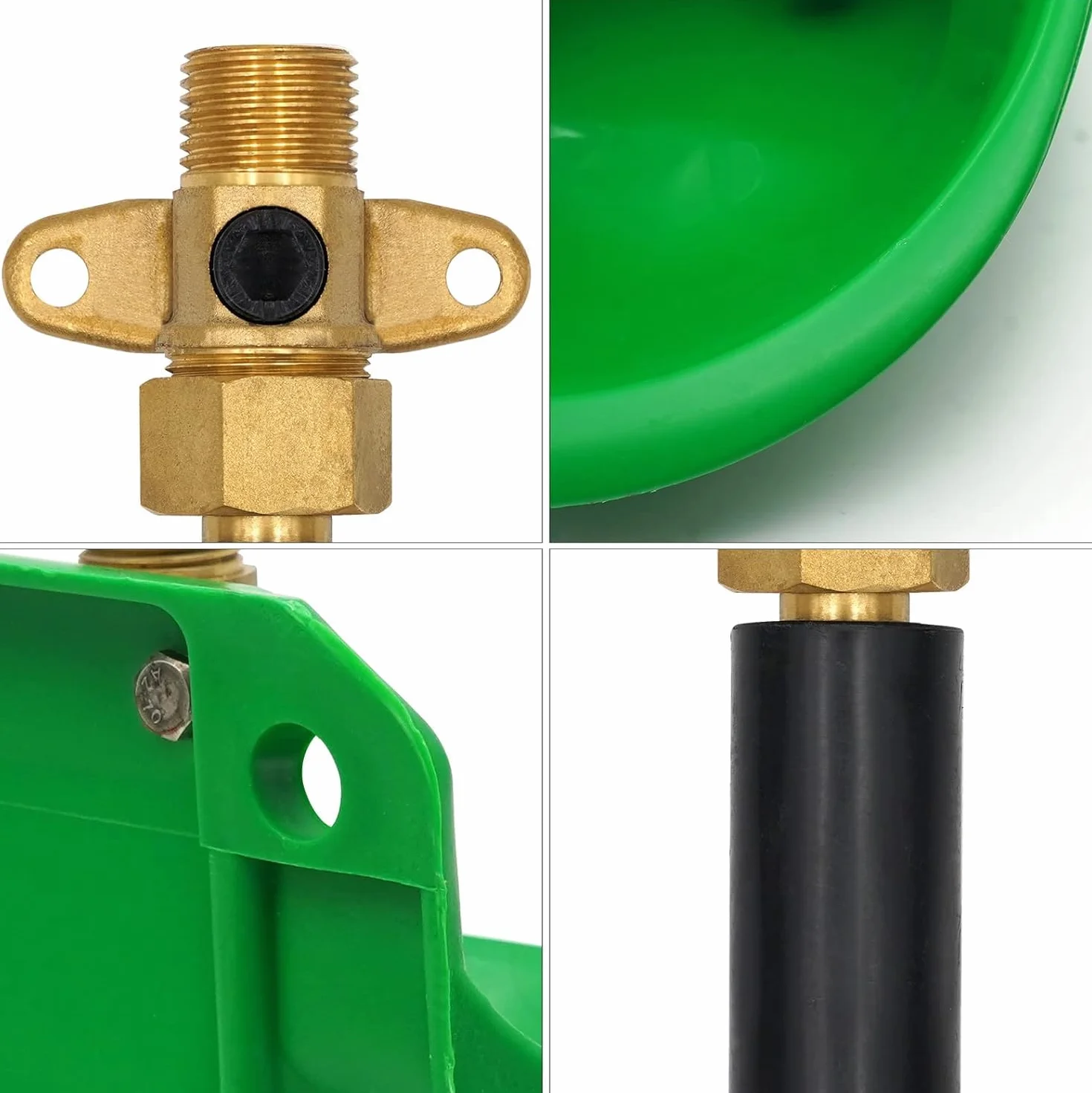 Bebedero para ovejas Bebedero automático para Cabras Dispensador de Agua de Gran Capacidad Bebedero para pastos Bebedero con válvula de Flotador