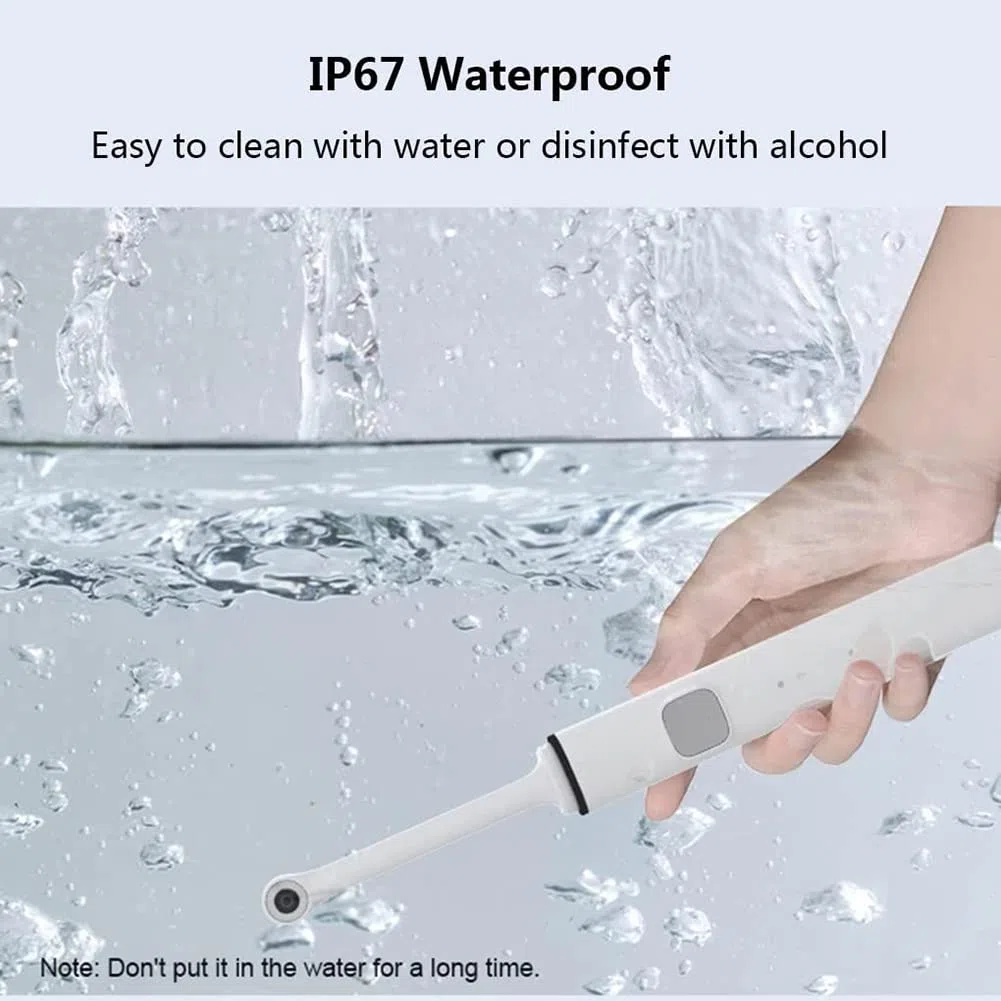 iksvmsis Cámara Intraoral Dental, WiFi Inteligente Cámara Dental, Herramienta De Video Dental para PC iOS Android, Cámara Intraoral De Alta Definición 8 Luces LED para Dentista Dental