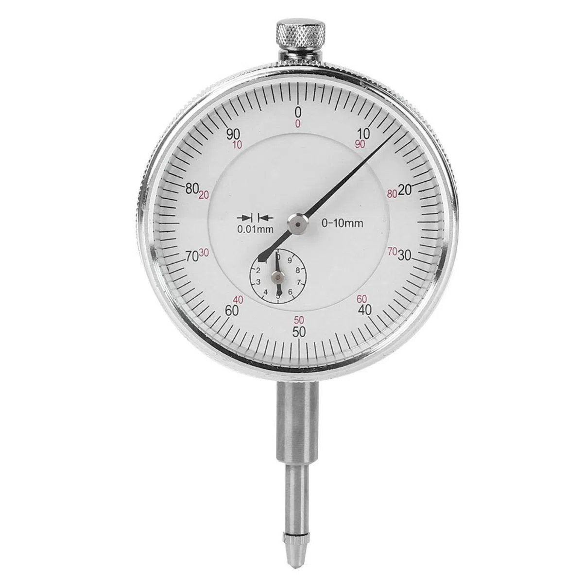 Reloj Comparador, Herramienta de Medición Indicador de Dial de Alta Precisión Herramienta de Medición Manual Hogar para la Industria