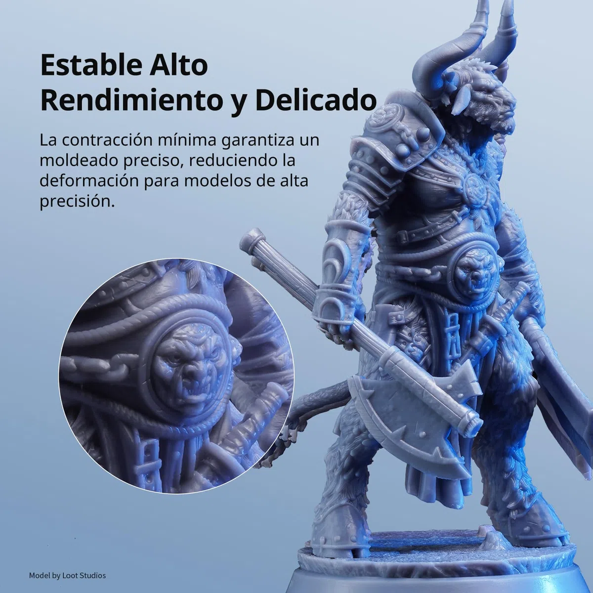 ANYCUBIC Resina de Base Vegetal 2.0, Resina de Bajo Olor para Impresora 3D, Dureza Mejorada, Resistencia a la Flexión, No Fácil de Romper, Resina para Impresoras 3D LCD 405nm, Gris 1000g