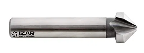 Izar 74670 Avellanador Mango Cilíndrico 3Z 90°, HSSE 5% Co, 2575, DIN 335 C, 16.50 mm Diámetro Corte