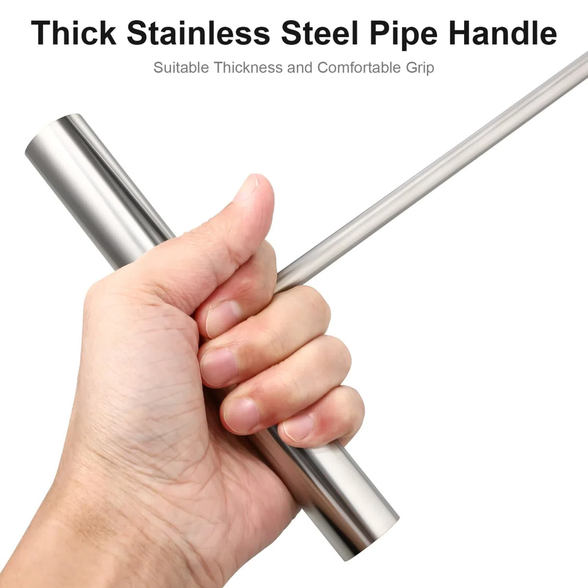 Gancho T De Acero Inoxidable Para Tapa De Alcantarilla Herramienta De Elevación Resistente Para Mantenimiento De Alcantarillas Y Apertura De Tapas De Fácil De Limpiar