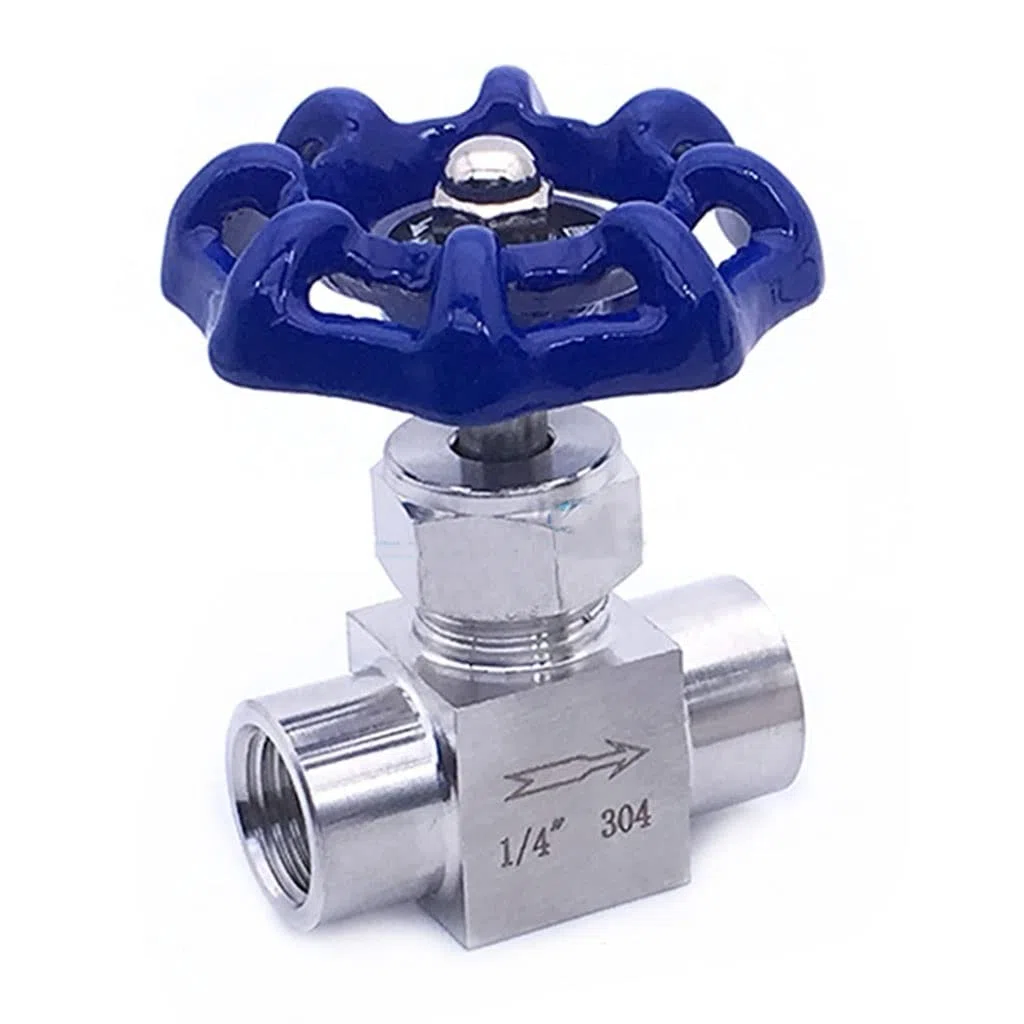 CKSEKD 1 Uds Válvula De Aguja, Rosca Hembra De Acero Inoxidable SS 304, 1/2"