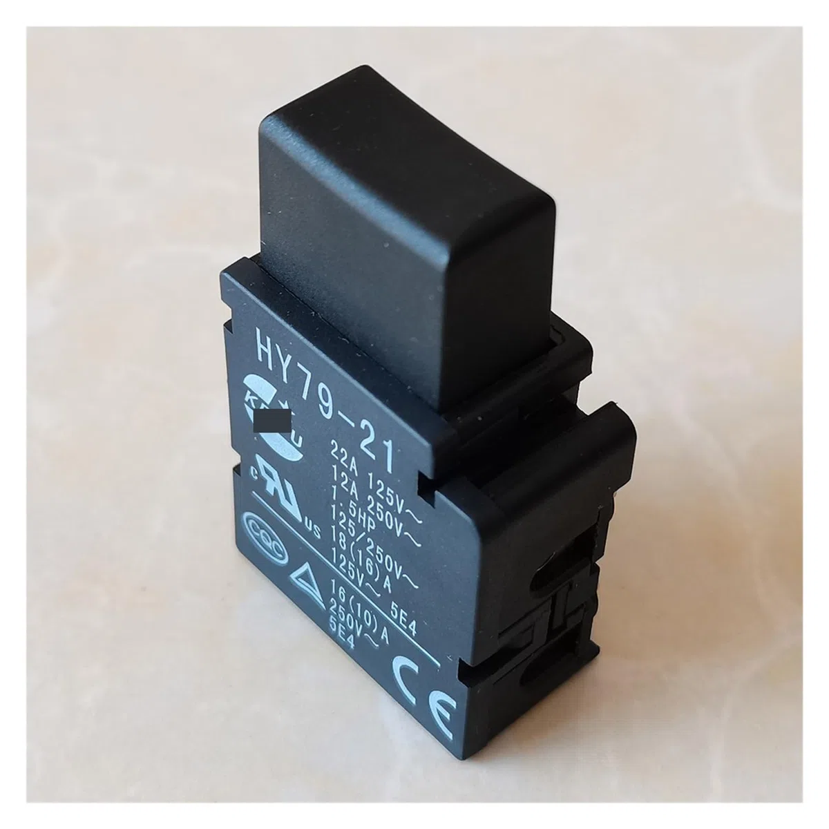 2 uds interruptores de gatillo de HY79-21, interruptor de botón de herramientas eléctricas 22A 125V 12A 250V 1.5HP 125/250V 5E4 CE CQC