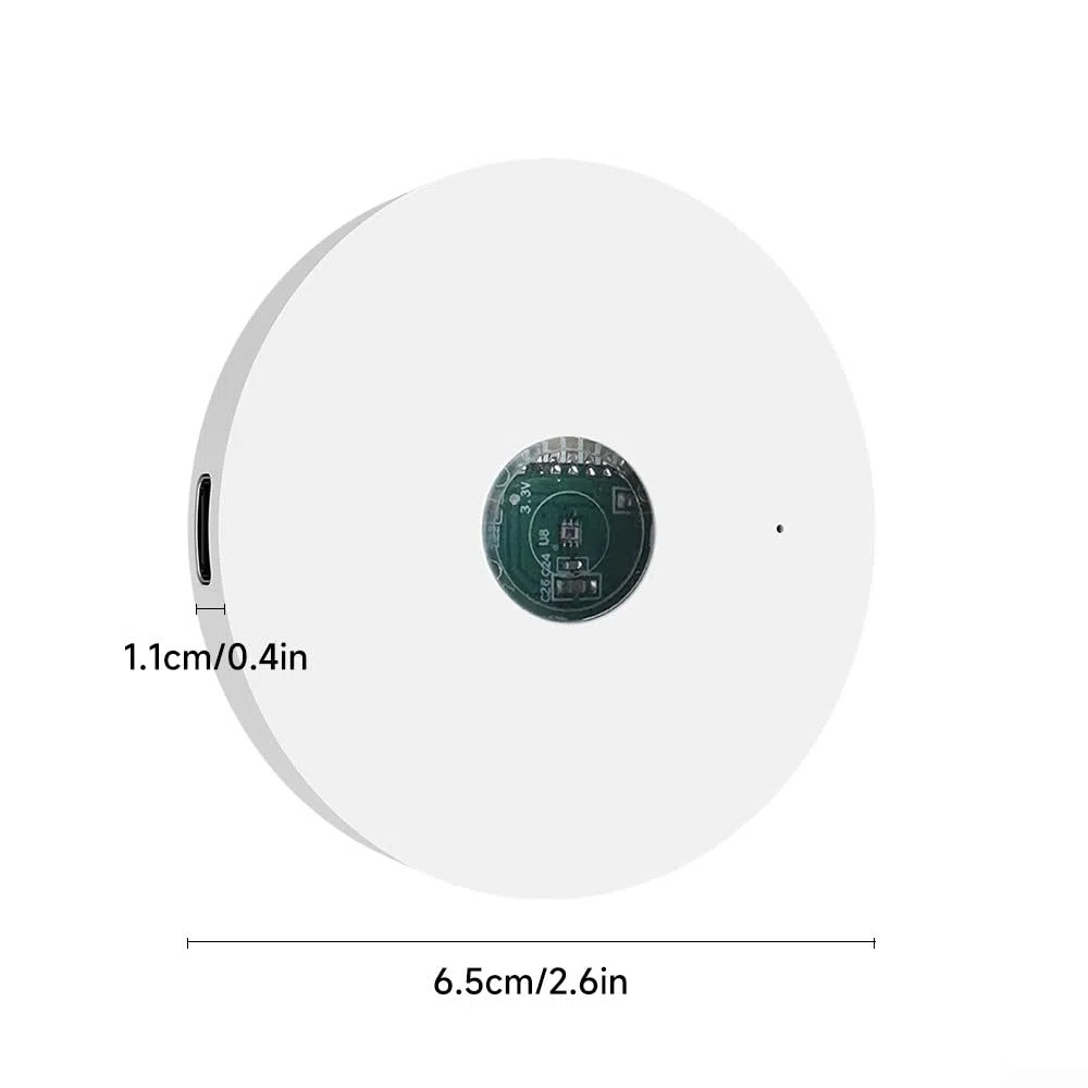 SPORTARC Sensor de luz, sensor de luminancia ajustable automáticamente para hogar inteligente, para TUYA WiFi/para ZigBee (ForZigbee)