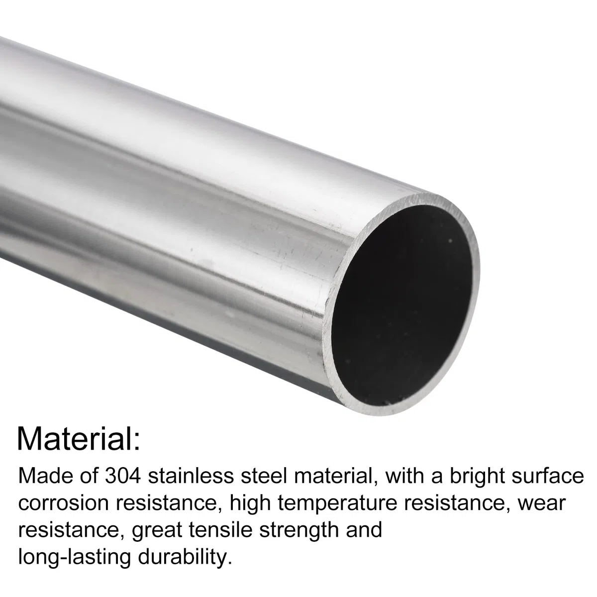 QUARKZMAN 304 Inoxidable Acero Tubo, OD 28mm x 1,5mm Pared Grosor 300mm Longitud Metal Tubos para Industria Maquinaria