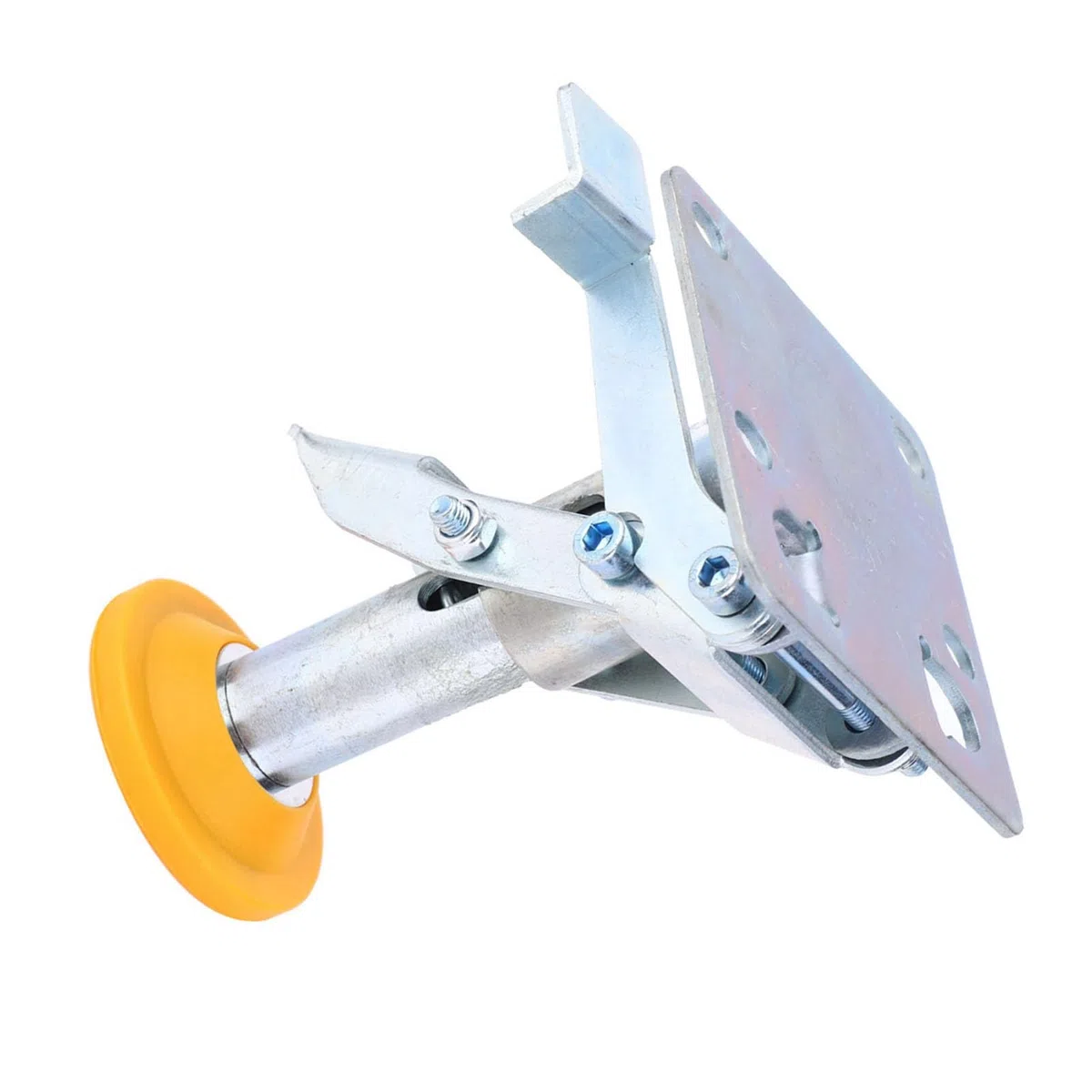 KIMISS Bloqueo de Piso para Ruedas - Lock de Freno de Tranvía con Almohadilla TPU para Ruedas de 4 ", Capacidad de Carga 100 Kg/220.46 Lb - Diseño Galvanizado de Hierro Duradero (X-75-32-3)