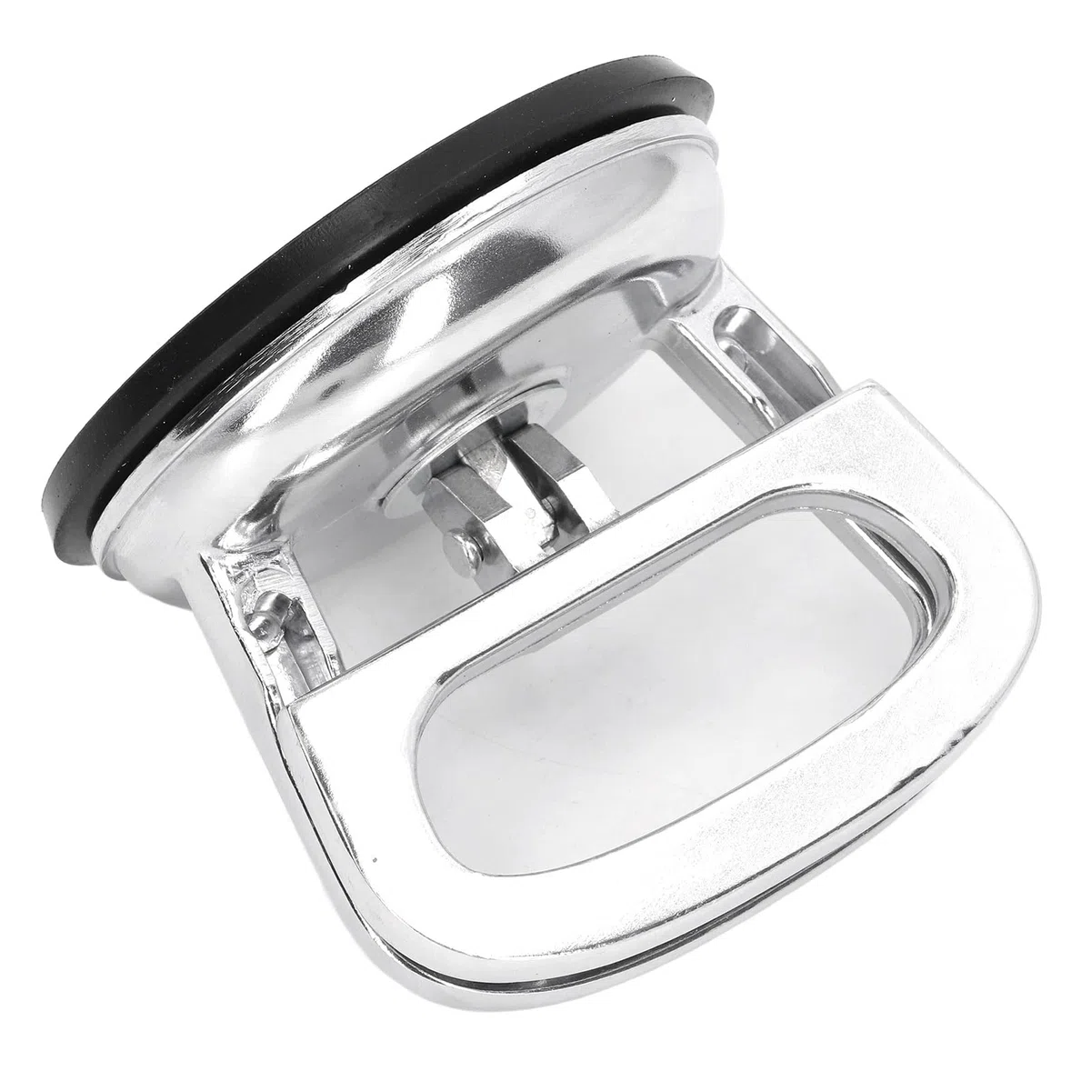 Libro de vidrio de succión de vacío levantador de aluminio pesado de aluminio vaso de succión de vidrio con copa de succión con 80 kg de fuerza de succión vertical para objetos (1 mandíbula)