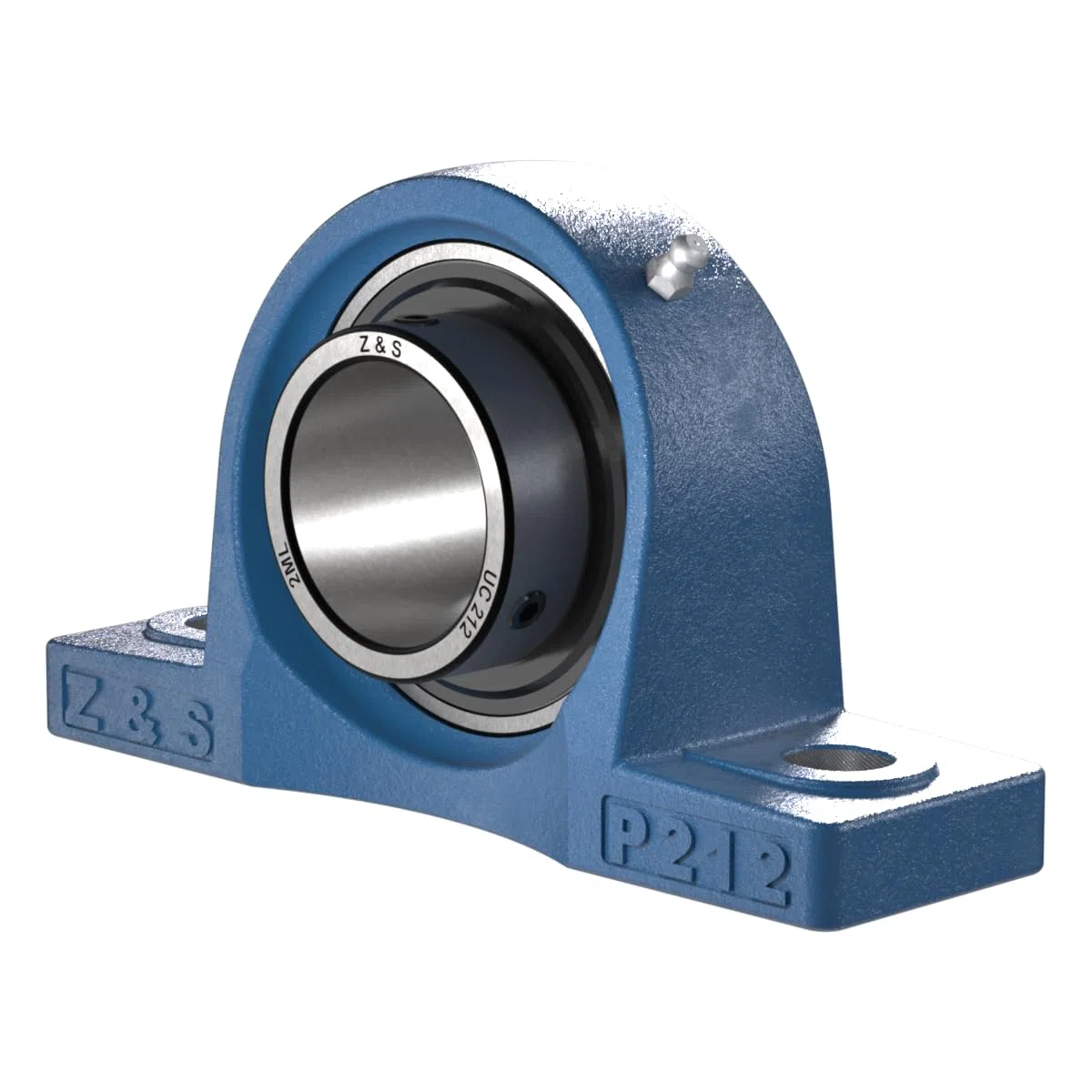 Cojinete de carcasa UCP 212 para ejes 60 mm Cojinete de brida 2 agujeros [Z&S]