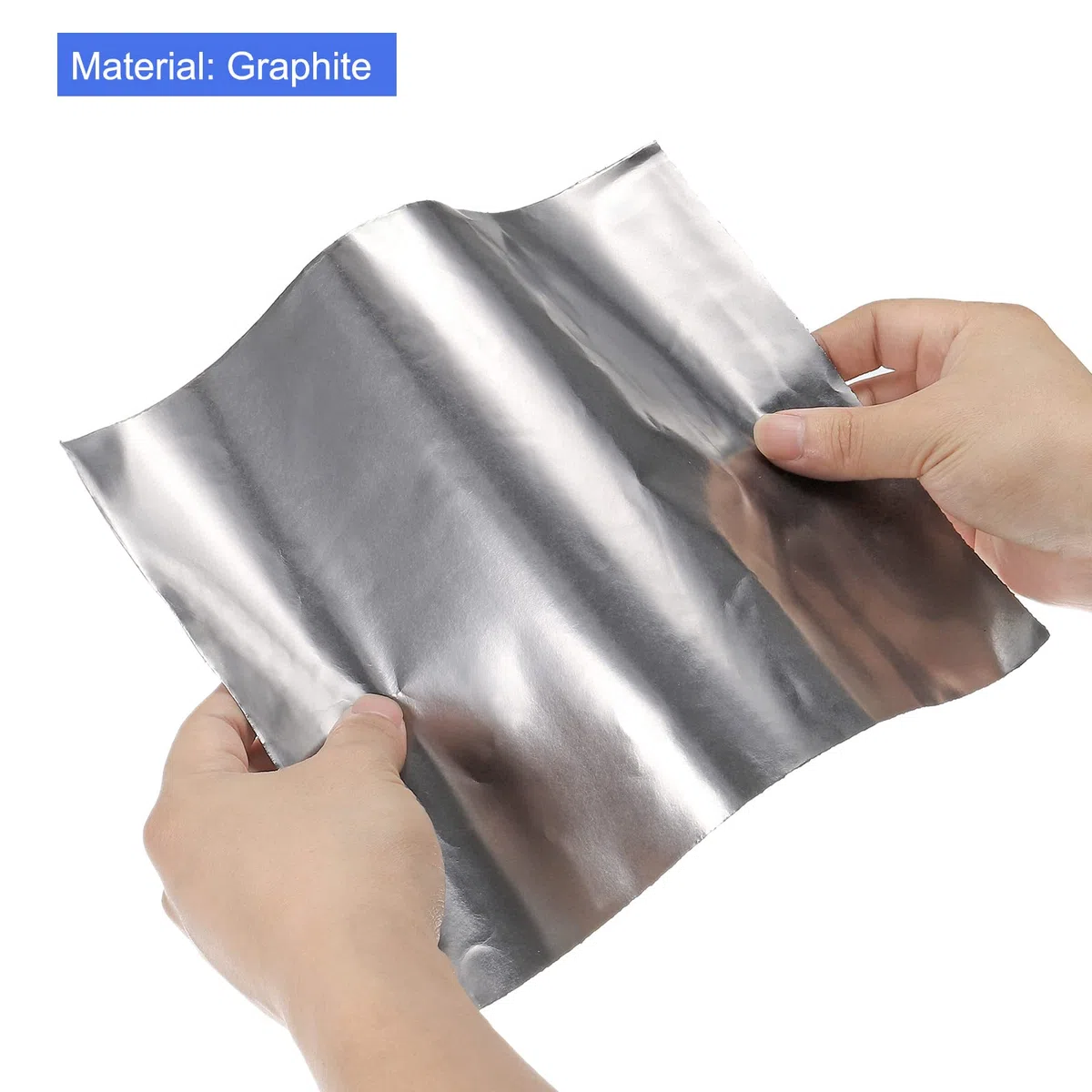 PATIKIL Grafito Lámina Flexible Hoja Grafito Papel 250x200x0,2mm, Paquete de 5
