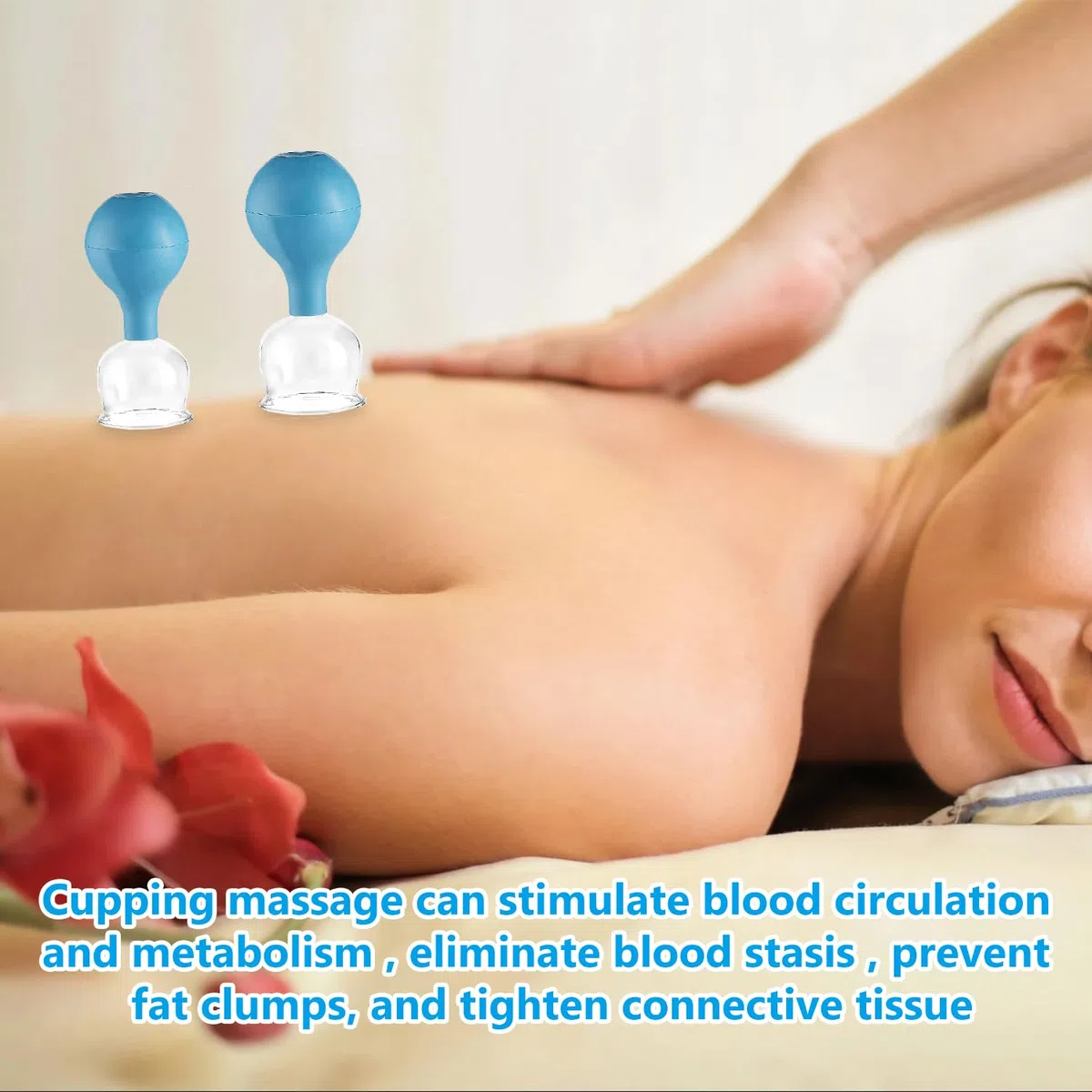 5 Piezas Ventosas para Cristal Faciales Masaje, Ventosa Fisioterapia - Juego de Ventosas de Vidrio para el Rostro, Reafirma los Contornos Faciales de Succión para Cara, 24/34/45/54/64mm