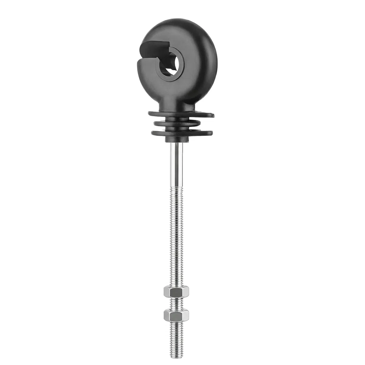 25 Piezas Aisladores de Anillo con Tuercas, Aislador para Madera, Cuerda, Valla Pasto y Valla Eléctrica, Longitud Total 145 mm