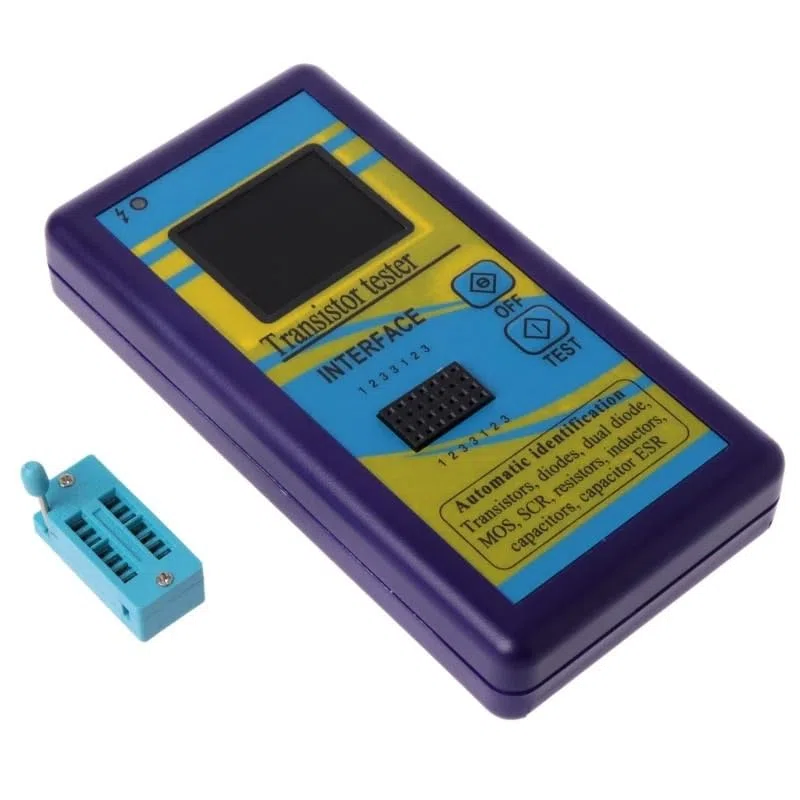 Comprobador de condensadores, Probador de transistores multiusos M328, diodo, resistencia, ESR, capacitancia, medidor LCR, multímetro digital,Equipo de prueba electrónico