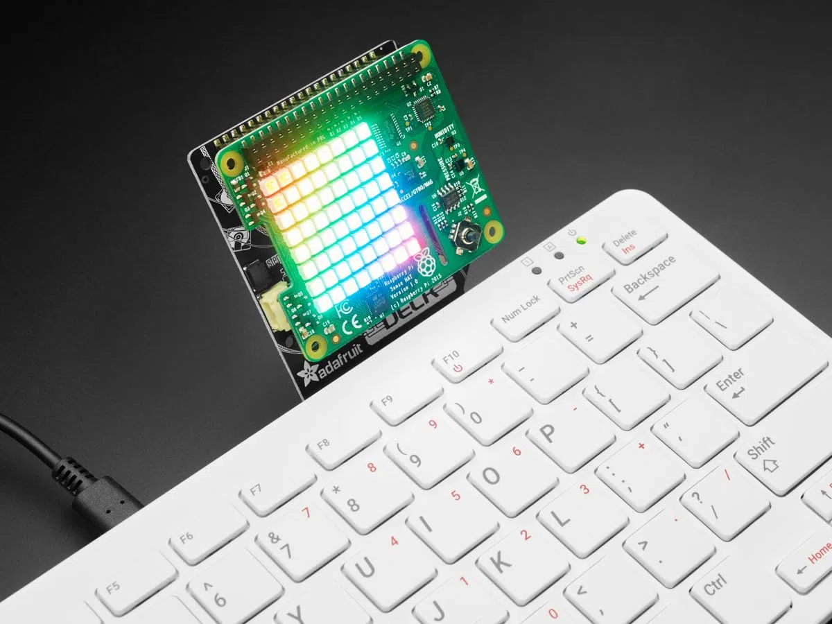 Adafruit Sombrero Cyberdeck para Raspberry Pi 400 y 500, 4863