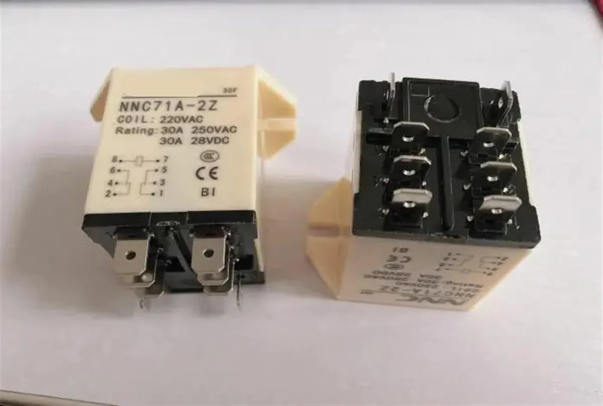Relé NNC71A-2Z / JQX-30F 2Z 30A Relé de potencia 8 pines DC12V DC24V AC110V AC220V 1 pieza(AC220V)