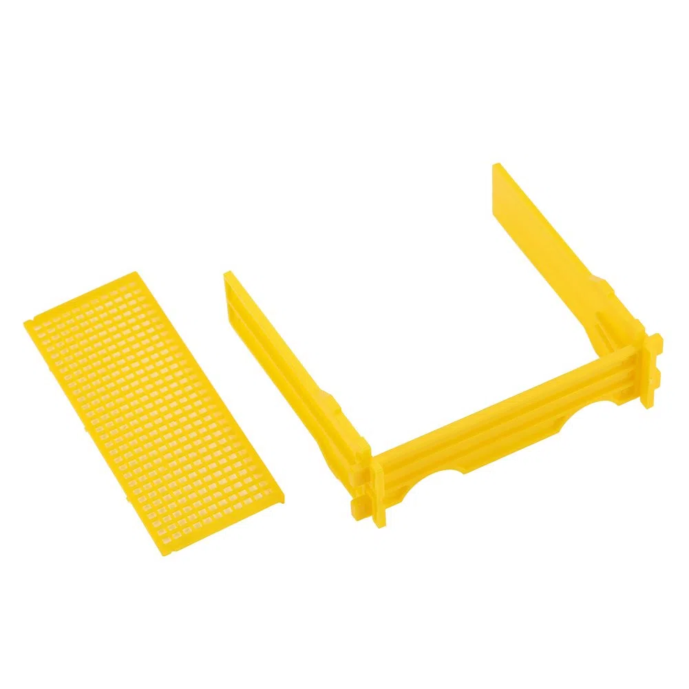 Caja de Colmena de Abejas de Cosecha, Caja de Polinización King Box de Apicultura de Colmena con Tinte Lavado para Control de Temperatura, Polinización de Jardín