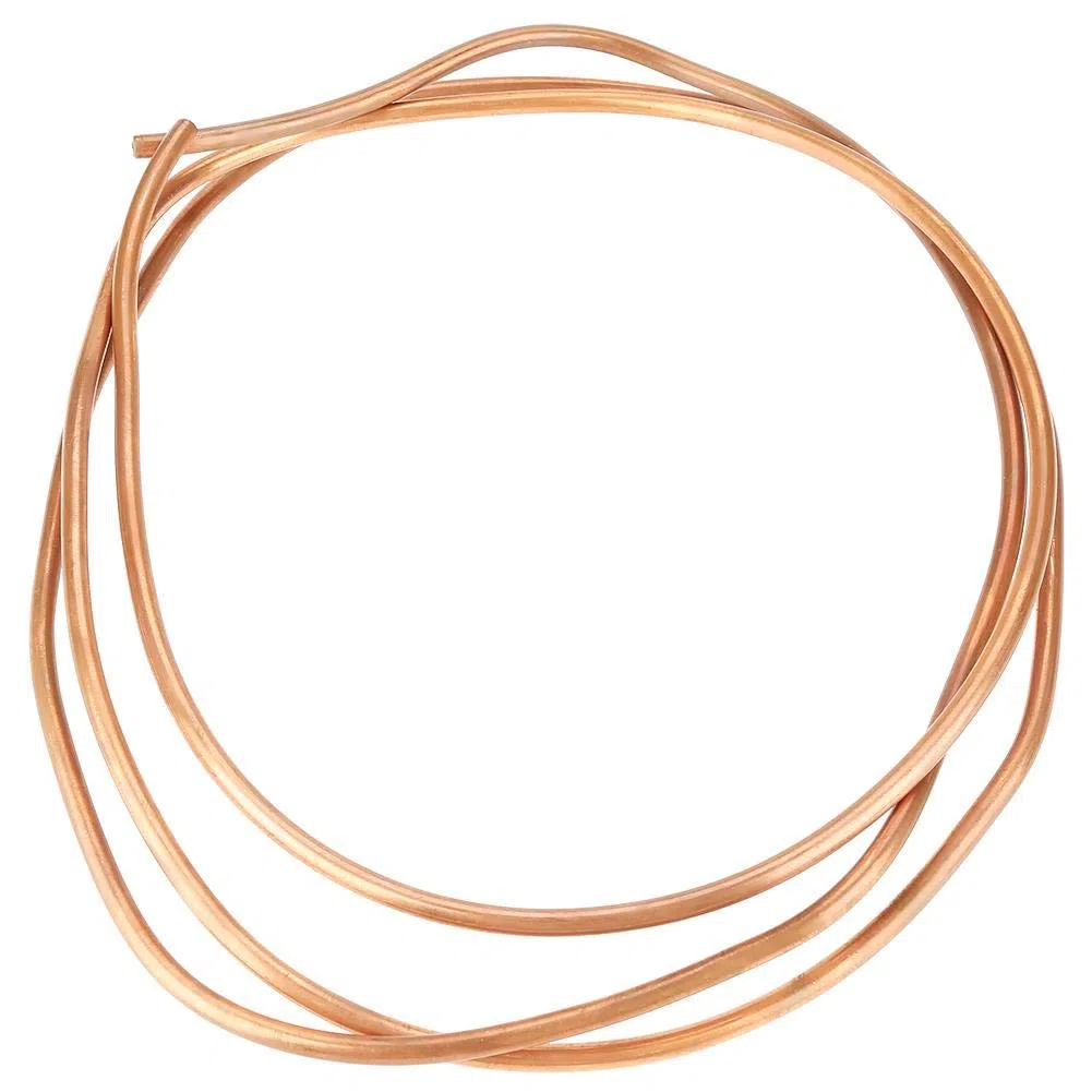 Tubo de cobre T2, tubo de bobina de cobre ID 5 mm OD 5 mm Tubo utilizado para generadores, barras colectoras, cables, cuadros, transformadores y otros equipos eléctricos.De intercambio de calor