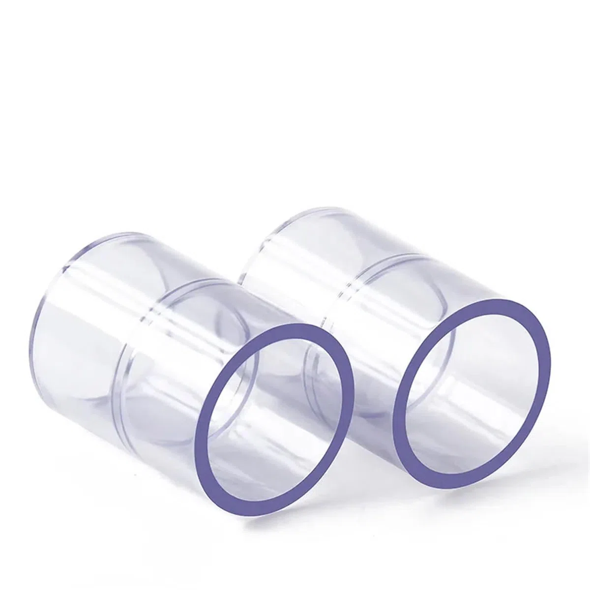 Conector de tubería de PVC Transparente de 20, 25, 32, 40 y 50 mm, Codo Recto en T, Adaptador for tubería de Agua de Acuario.(tee I.D 50mm)