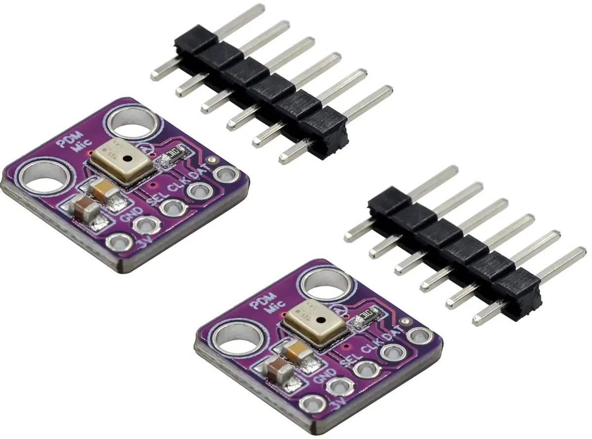 2 uds Módulo de micrófono omnidireccional MEMS Digital MP34DT01 PDM