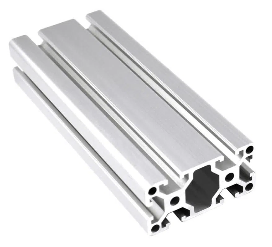 PERFIL ALUMINIO ANODIZADO 4080 RANURA 8, PERFIL TÉCNICO ESTRUCTURAL 40 x 80 (400mm)