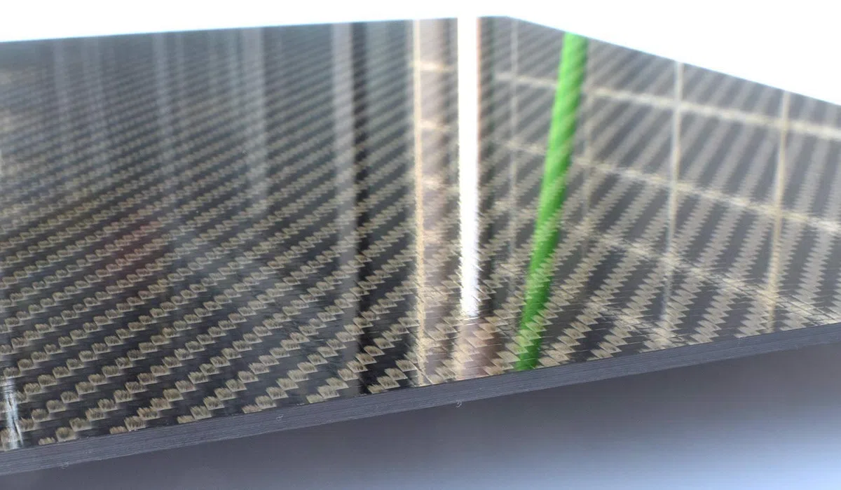 Hoja de Fibra de Carbono 3K 100% Placa de Placa Panel rígido Laminado de Sarga de Sarga Superficie Brillante para RC Drone Quadcopter Car,200mm x 350mm x 0.5mm