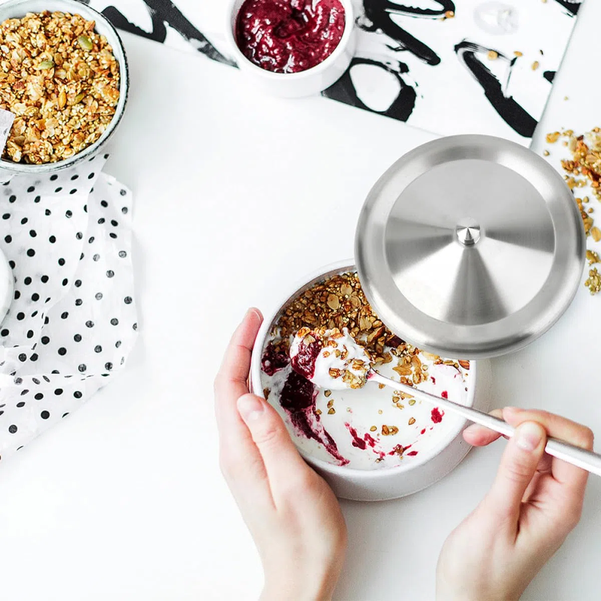 Tapas de Acero Inoxidable para Taza de 8 Cm, Set de 6 Unidades, Resistente al Calor Impactos, Tapa de Sellado para Bebida Caliente y Fría, Reutilizable y Fácil de Limpiar, Apta