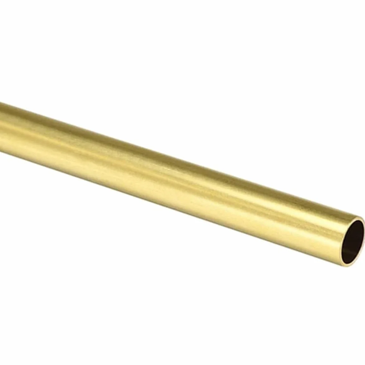 MACHSWON Tubos de cobre de cobre amarillo del tubo redondo H65 Tubos de 200mm Longitud 20mm OD 2.5mm Espesor de pared Tubería recta inconsútil
