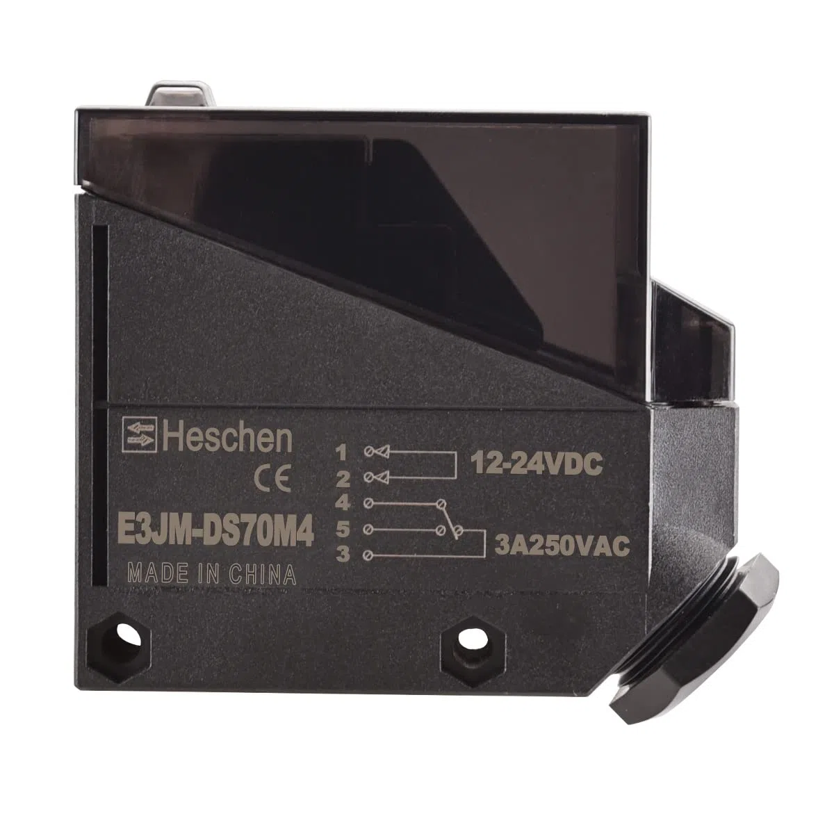 Heschen Interruptor fotoeléctrico E3JM-DS70M4 DC 24V Tipo difuso Distancia de detección 70cm