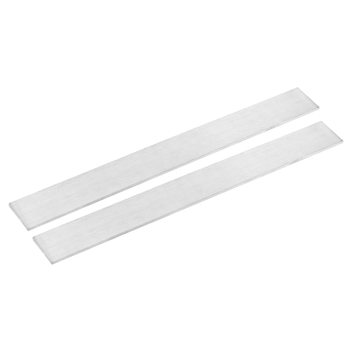 QUARKZMAN 2 Piezas De Barra Plana De Acero Inoxidable 316L, Grosor De 1/8", Ancho De 1-3/16", Longitud De 12", Acabado Cepillado, Tiras De Metal Para Industria Y Manualidades DIY