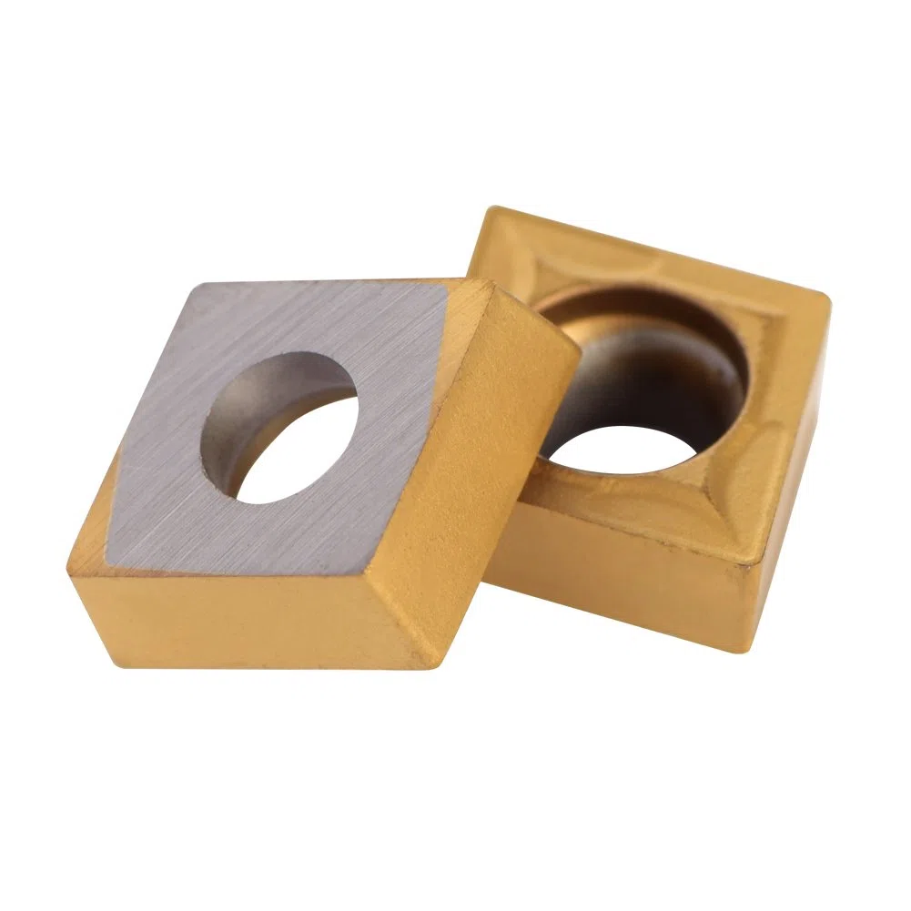 Cortador de inserto de carburo CNC 10 piezas insertos de fresado de torno indexable en forma de diamante herramientas de torneado con caja de almacenamiento, CCMT09t304 CCMT32.5