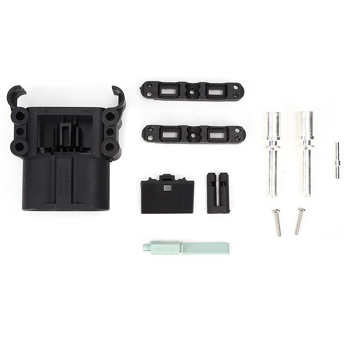 Carretilla Elevadora, Conector de Cable de Carretilla Elevadora Eléctrica Terminales de Enchufe de Cable de Carga de Vehículos Eléctricos Macho 160A DC150V, Conector Macho con