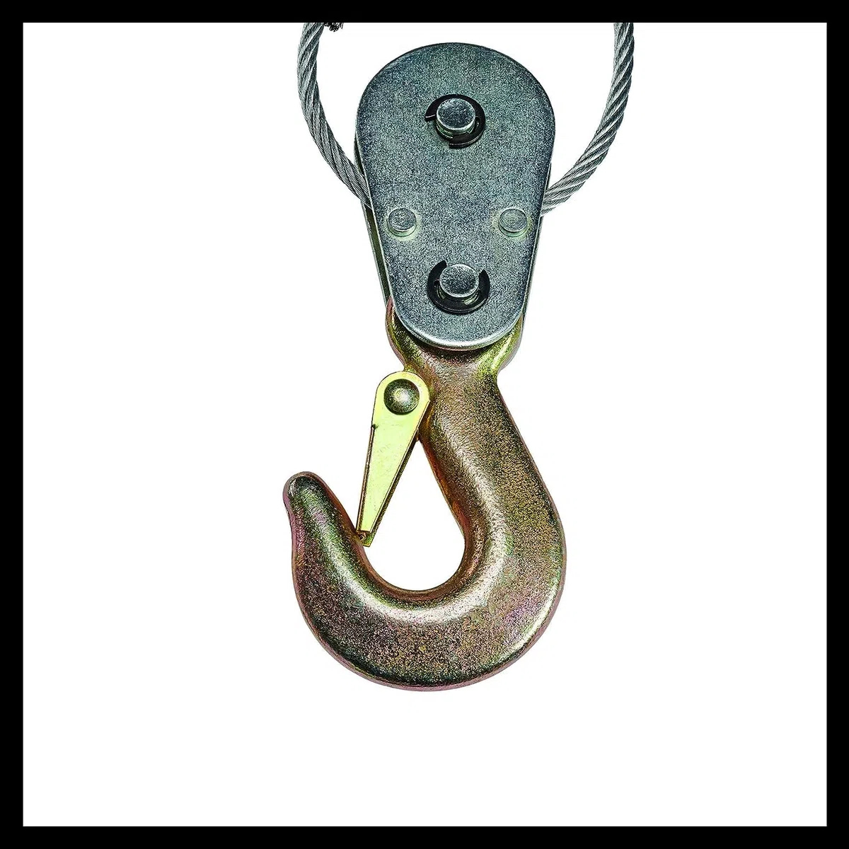 Einhell Tracción por cable con palanca manual TC-LW 1000 (cable de alambre de 2.2 m, fuerza de tracción máx. 1000 kg, incl. una polea de desvío con gancho de carga y estribo de seguridad)